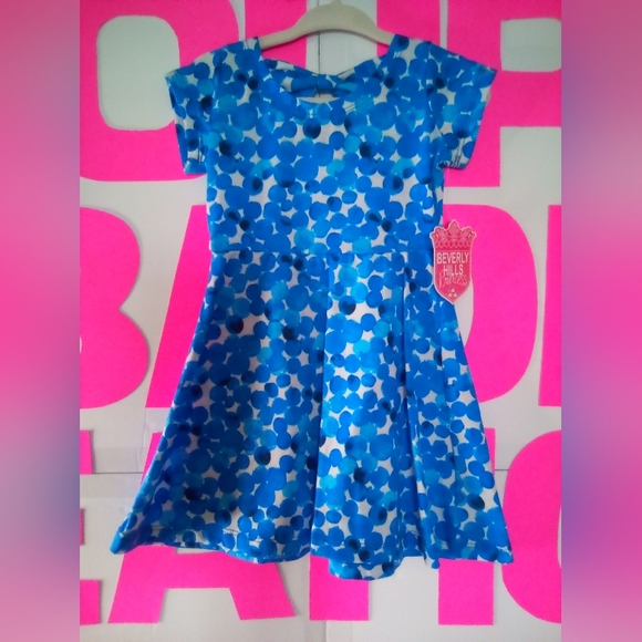 #1717👉🏼 CUTE CASUAL 💙 & 🤍 DRESS - Picture 6 of 7